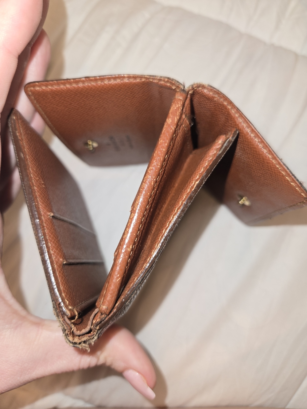 LOUIS VUITtON Brown Monogram Compact Wallet - Picture 12 of 12